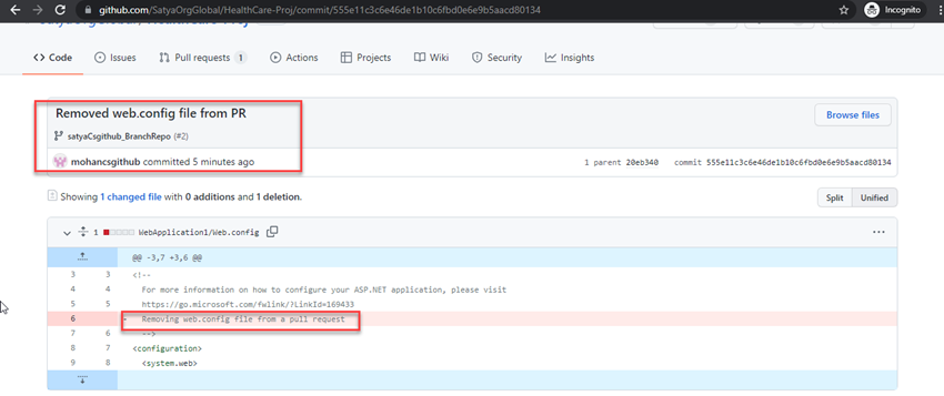 Managing Files On GitHub Using Git Bash 📥📤 In Real-Time Scenario - Removing A Specific File From Pull Request